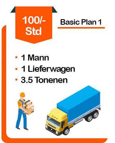 Umzug Pricing Plan 1