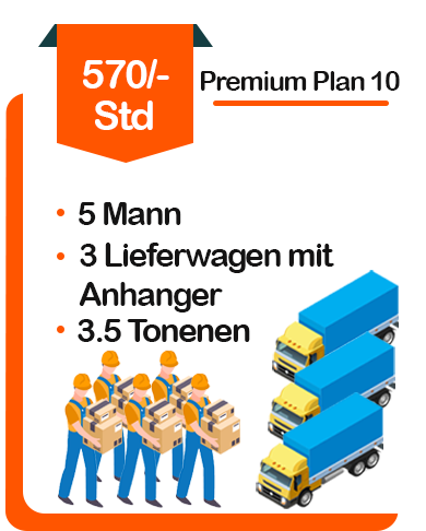 Umzug Pricing Plan 10