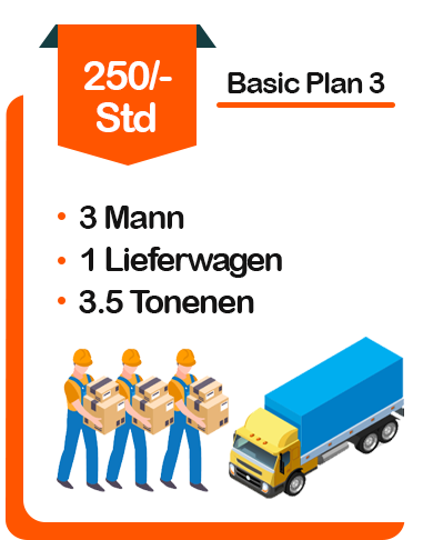 Umzug Pricing Plan 3
