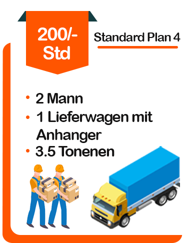 Umzug Pricing Plan 4