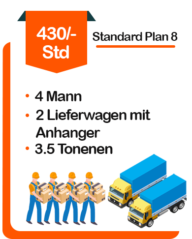 Umzug Pricing Plan 8