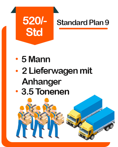 Umzug Pricing Plan 9